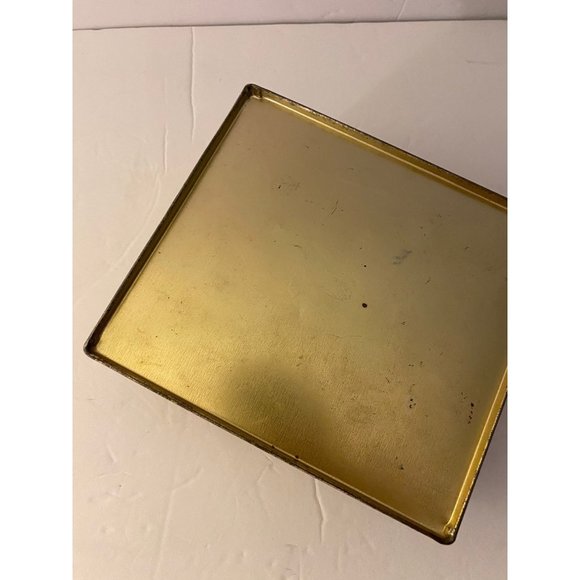 Flying Ducks Vintage Metal Tin Keepsake Jewelry Trinket Box Made in England - Picture 4 of 7